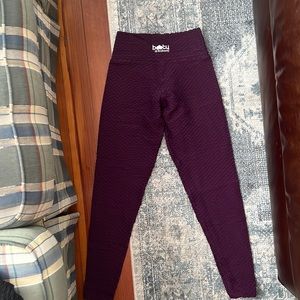Booty by brabants full length croco leggings in açaí